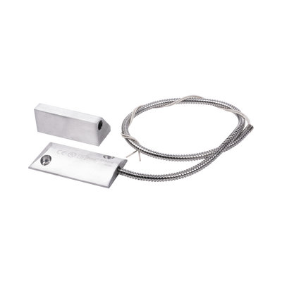 Contacto magnético para piso uso rudo con 55cm de cable blindado / GAP 80mm /  NC