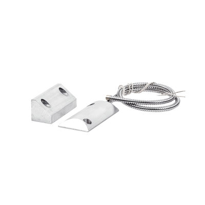 Contacto magnético para piso uso rudo con 55cm de cable blindado / GAP 80mm /  NC