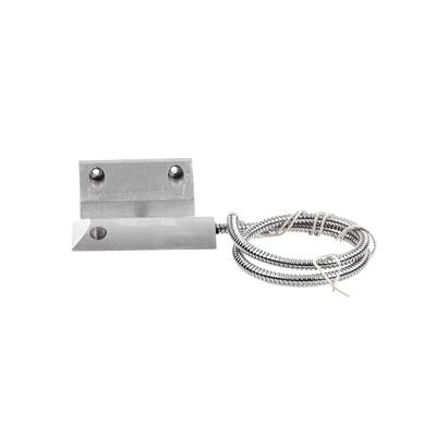 Contacto magnético para piso uso rudo con 55cm de cable blindado / GAP 80mm /  NC