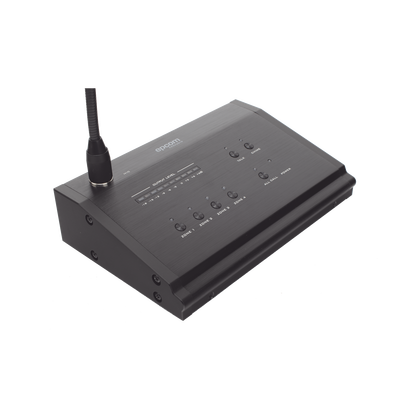 Micrófono a Distancia de 4 Zonas para Sistema de Voceo SF4240MP â”‚ No compatible con SF4240UC o SF2240UC