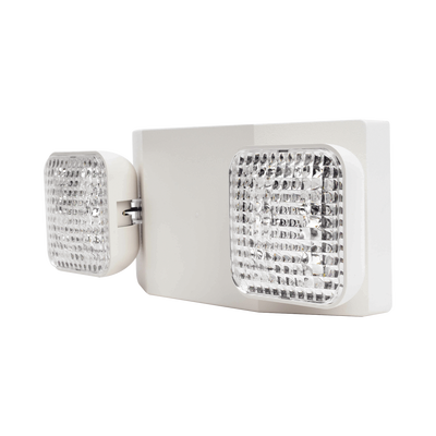 Luz LED de Emergencia Dual LED /150 lúmenes/Luz fría/Batería de Respaldo Incluida/Botón de test.