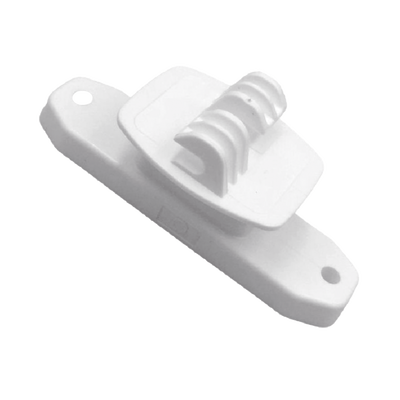 Aislador de Paso Blanco reforzado para cercos eléctricos, resistente al clima extremoso