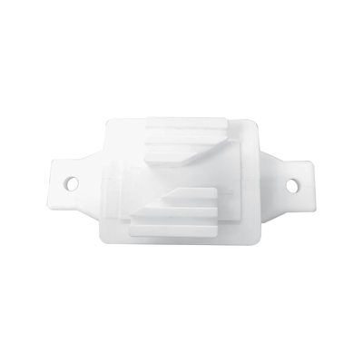 Aislador de Paso Blanco reforzado para cercos eléctricos, resistente al clima extremoso