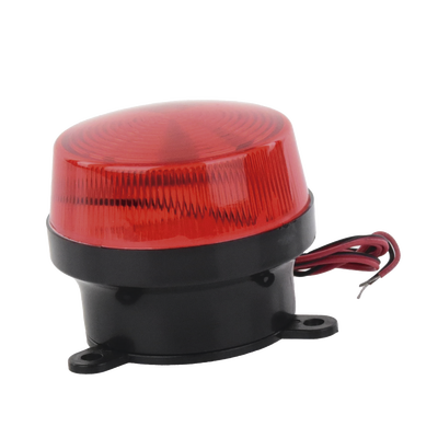 Mini estrobo color Rojo con montaje de pestaña.