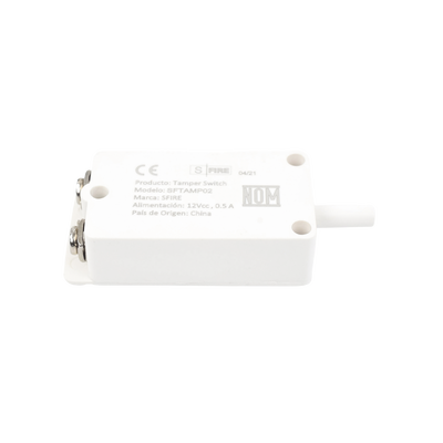 Tamper switch / Normalmente Abierto / Aplicación para Paneles de alarma, Gabientes, paneles de acceso, etc / Facil uso