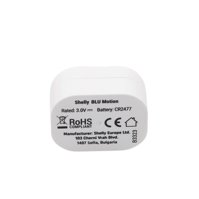 Sensor de movimiento inteligente e inalámbrico, integrable a la App Shelly necesario ShellyPRO o PLUS