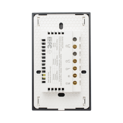 (Wifi) Apagador switch inalámbrico WIFI, control de 2 regresos de carga, 110V