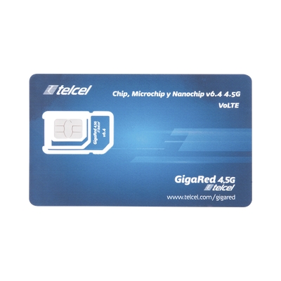 SIM SmartHouse 10 GB mensual para dispositivos móviles 3G/4G (Telcel) 1 año de servicio (solo datos)