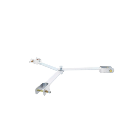 Brida para sujeción de retenida compatible con tramos STZ45, Galvanizado electrolítico.