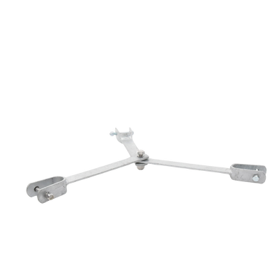 Brida para sujeción de retenida compatible con tramos STZ45G, Galvanizado por Inmersión en Caliente.