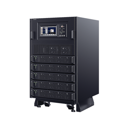 UPS Modular Trifásico Escalable de 40 kVA/40 kW, Topología Online Doble Conversión, Voltaje de 208/220 Vca de L-L, Respaldo de 4 Minutos al 100% de Carga, Incluye Módulo y Banco de Baterías