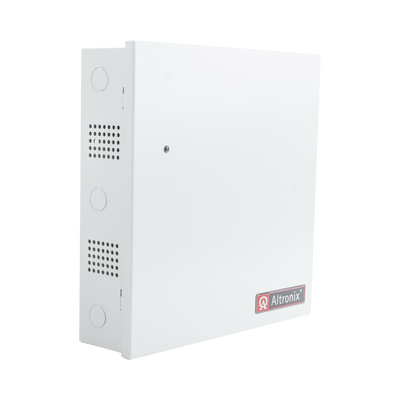 12 o 24 Vcc @ 6 Amp. / fuente de alimentación / 1 salida / capacidad de baterías de respaldo / requieren baterías