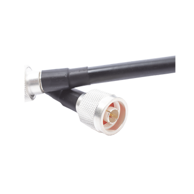 Jumper de 85 cm. con Cable Coaxial LMR400 conectores N Macho en Ambos Extremos.