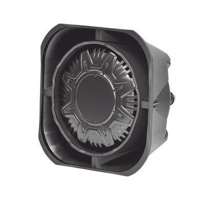 Bocina Compacta de Uso Rudo, 100 Watts de Potencia, Ideal Para Vehículos de Encubierto, Montaje Universal, 11 Ohms de Impedancia