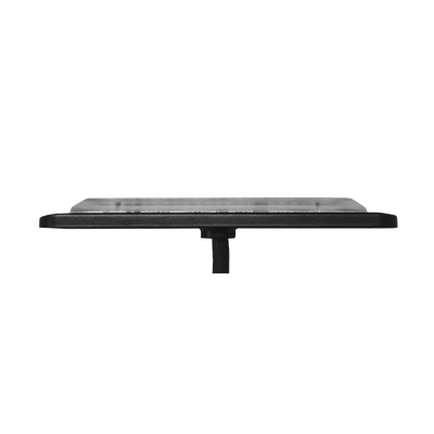 Luz Auxiliar de 12 LED, Ambar/Claro, SAE, Bisel Negro, Lente Transparente