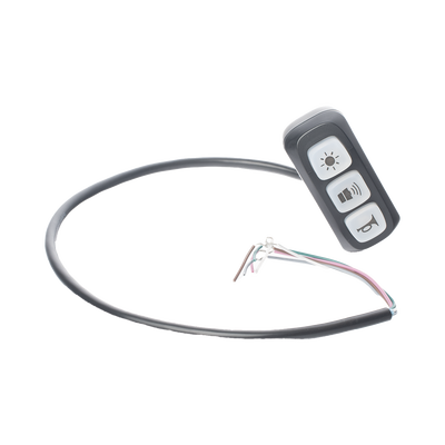 Sirena/Bocina Compacta Para Motocicleta de 30 Watts, Incluye Controlador y Microfono