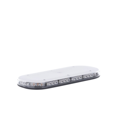 Mini barra de 42 LED, ámbar/blanco, 15 Pulgadas, SAE, Montaje Fijo Con Tornillos, 12-24 Vcd, Lente transparente