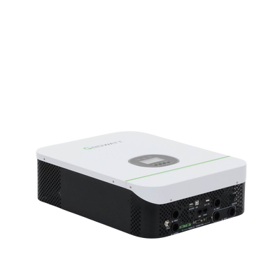 Inversor Cargador 3kW Compatible con Baterías de Litio, Monitoreo Remoto y Sincronización para Mayor Potencia, Operación 48Vcc