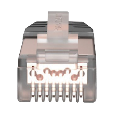 Plug RJ45 Cat6 Blindado, Para Cable Calibre 24-26 AWG, Chapado en Oro de 50 micras, Paquete de 100 piezas