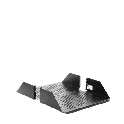 Charola Para Soportar Equipos en Rack de 19in, Ventilada, Frontal y Posterior, Capacidad de 136 Kg, 3UR