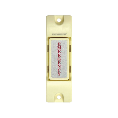 Botón de Emergencia / Botón de Pánico /  Ideal como botón de pánico / Montaje de Superficie / Relevador NC/NO Momentáneo /  Uso con Sirenas y Estrobos / Ideal para Control de Acceso