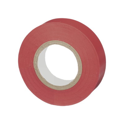 Cinta Eléctrica STRONGHOLD para Aislar, de PVC, Uso General Reparación y Mantenimiento, Grosor de 0.18mm (7 mil), Ancho de 19mm, y 20.12m de Largo, Color Rojo