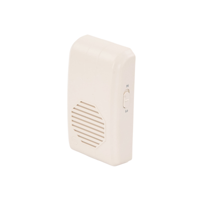 Timbre Inalámbrico Para Puerta Con 10 Tonos, Hasta 150m Linea de Vista, Con Receptor Inalámbrico Incluido, 110Vca