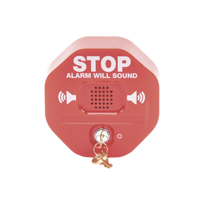 Alarma Multifunción Exit Stopper® para proteger puertas dobles (incluye contactos magnéticos)