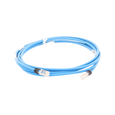 Patch Cord Cat6A, Blindado S/FTP, CM/LS0H, 10ft, Color Azul
