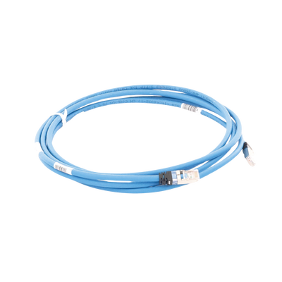 Patch Cord Cat6A, Blindado S/FTP, CM/LS0H, 10 m, Color Azul