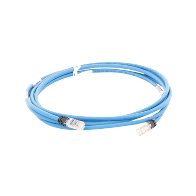 Patch Cord Cat6A, Blindado S/FTP, CM/LS0H, 10 m, Color Azul