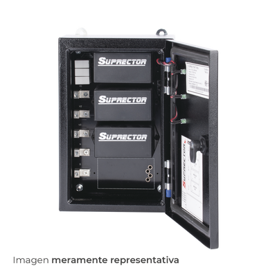 Supresor de Pico Clase C con Voltaje de Operación 277/480 Vca, 3 Fases, 320 KA