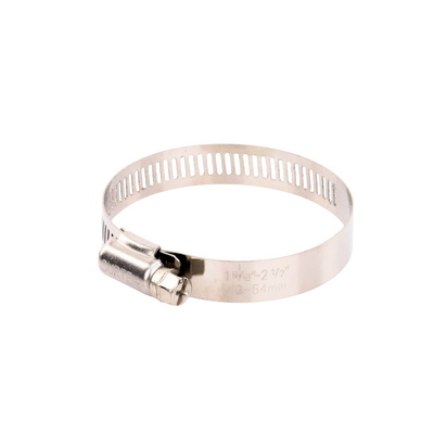 Abrazadera sin fin diámetro 1-9/16 a 2-1/2in, ancho 1/2in inoxidable