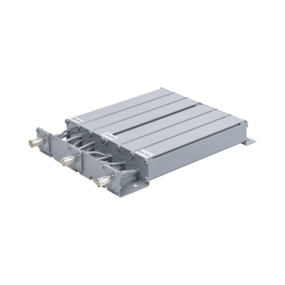 Duplexer SmartHouse en UHF, 6 Cav. 403-430 MHz, 50 Watt, 15MHz Sep. Rechazo de Banda, BNC Hembras.