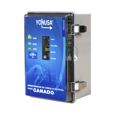 Energizador para Ganado 10,000Volts-2JOULES/ 25,000 metros lineales de protección / Cercas Electrificadas