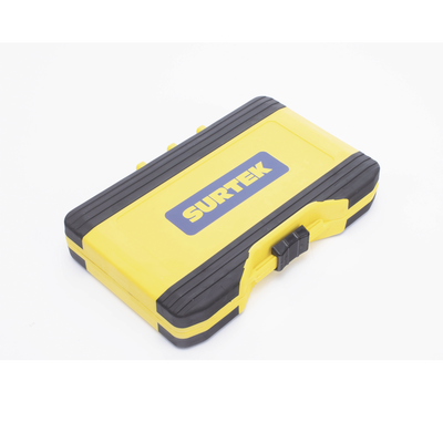 Juego de 101 puntas intercambiables con accesorios en juego, incluye destornillador tipo matraca.