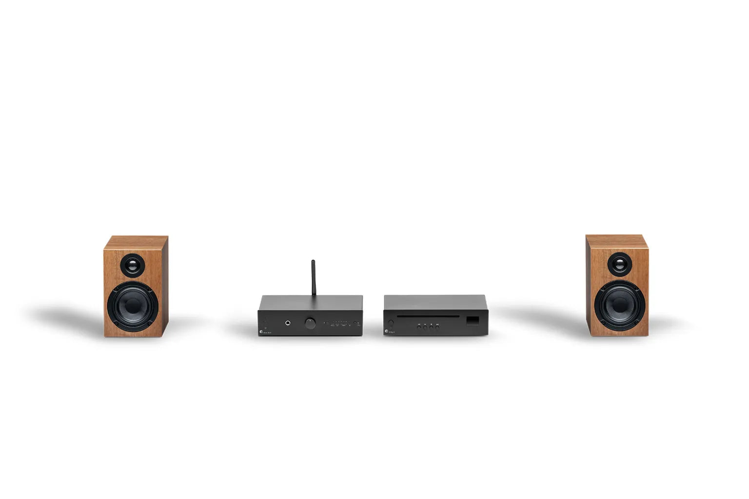 Pro-Ject Stereo Set E CD Sistema de Audio Hi-Fi Compacto con Altavoces