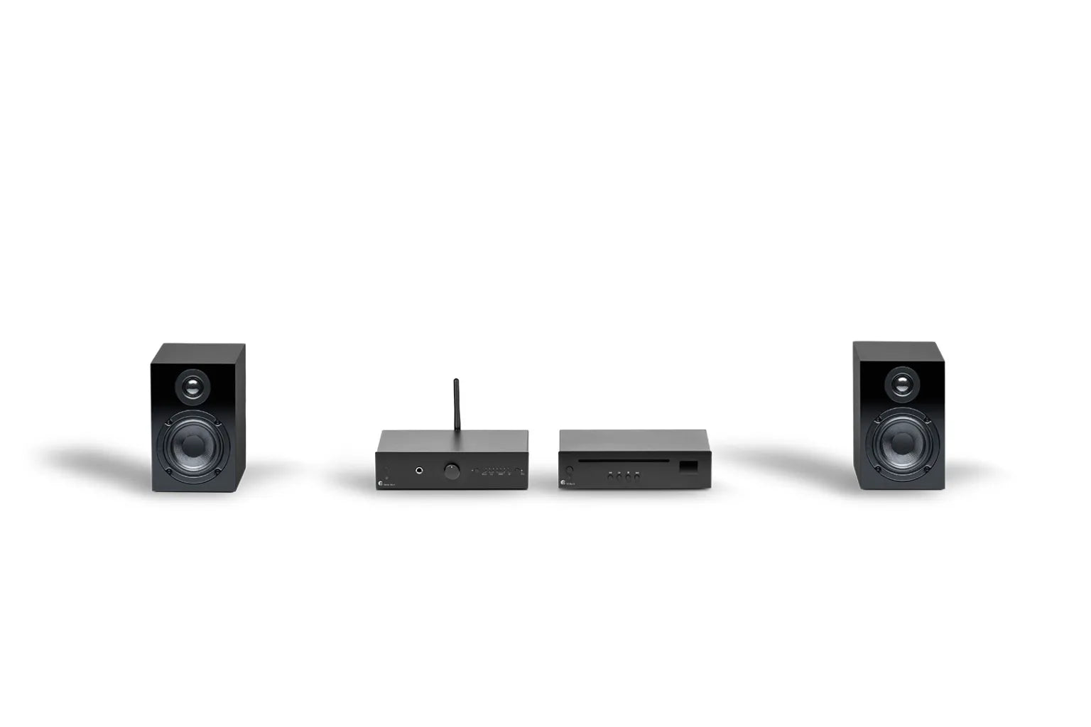 Pro-Ject Stereo Set E CD Sistema de Audio Hi-Fi Compacto con Altavoces