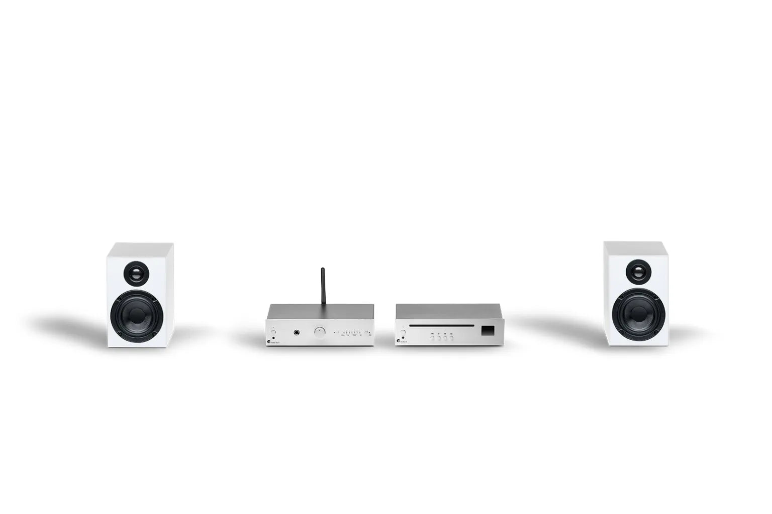 Pro-Ject Stereo Set E CD Sistema de Audio Hi-Fi Compacto con Altavoces