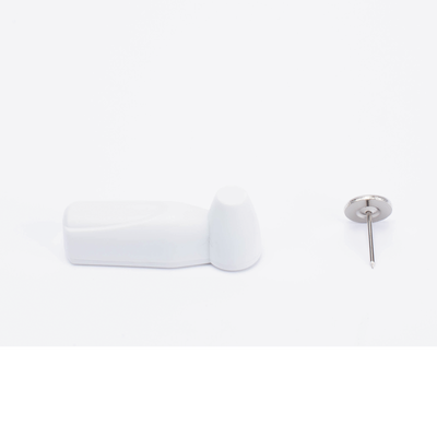 Paquete de 100 Tags AM Para Ropa, Tipo Mini, Color Blanco