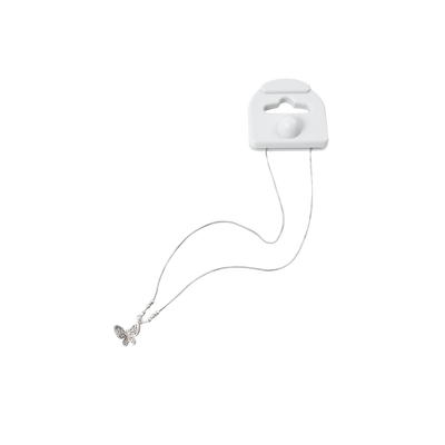 Paquete de 100 Tags RF Para Empaques Tipo Blíster, Color Gris Claro