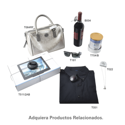 Tag con Tinta para Ropa /Si se viola el sello, la Ropa quedará Marcada con Tinta! / Paq. 100 pzs