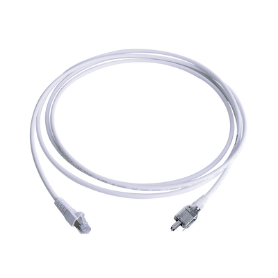 Patch Cord TERA Cat5e 10/100BASE-T, de 2 pares y conector modular, LS0H, Color Blanco, 2 metros