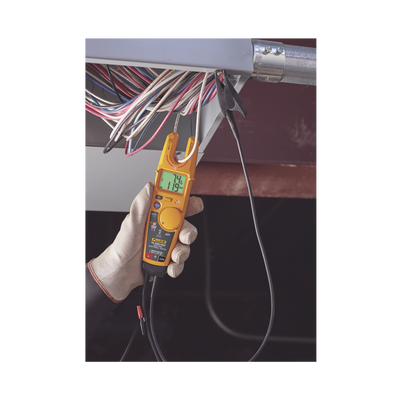 Probador Eléctrico de Pinza Abierta Field Sense, Medición de Tensión 1000 Vca y Corriente 200 A Simultáneos. Aplicación Eléctrica y HVAC
