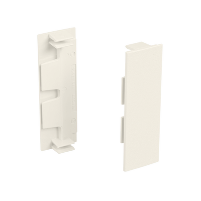 Unión recta de tapa, para uso con canaleta T70, Material PVC Rígido, Color Blanco