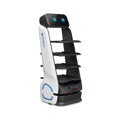 Robot Autonomo para Servicio de Meseros Ubicado por SLAM (Laser) / Mejora el Servicio al Cliente / Soporta 10 Kgs por Charola / Ideal para Restaurantes, Cafeterias, Hospitales, Salones de Eventos, Etc...