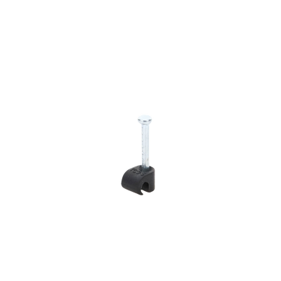 Grapa negra para Fibra óptica redonda de 3 mm (100pzs) (3101-00400)