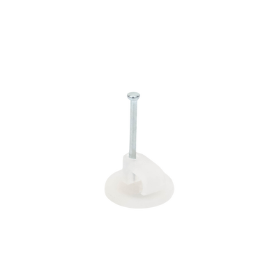 Grapa para cable plano de 5mm color transparente (100pzs) (3209-00100)