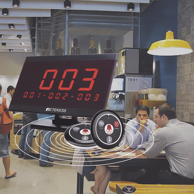 Pantalla receptora inalambrica para sistema de llamada de asistencia