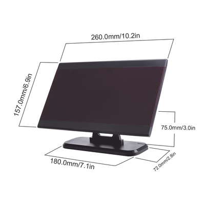Pantalla receptora inalambrica para sistema de llamada de asistencia